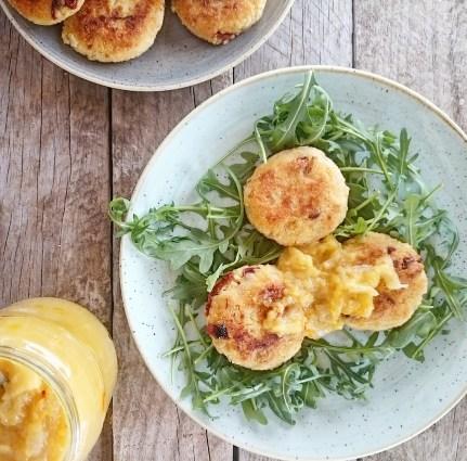 Hamburguesas de mijo madera