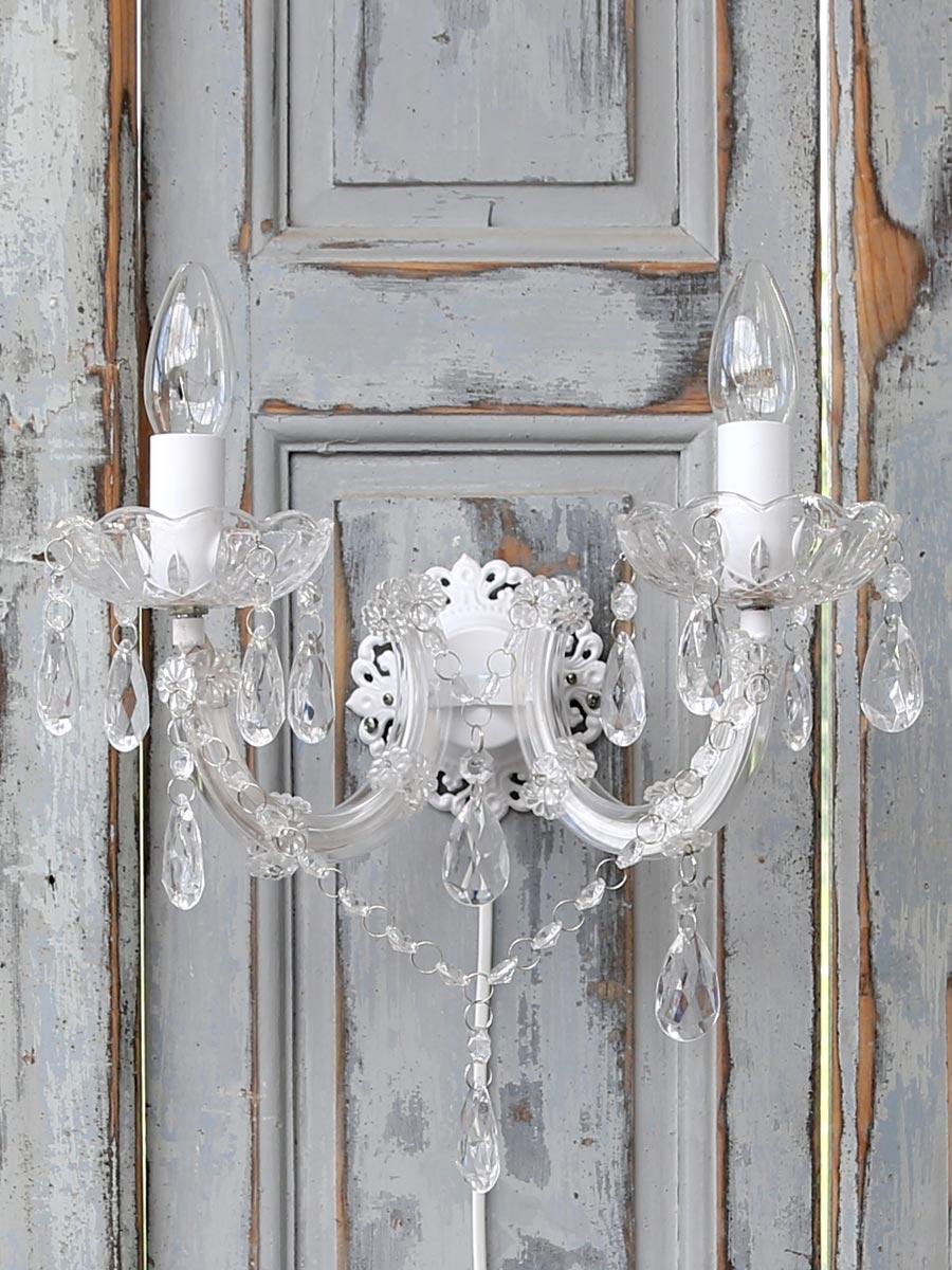 lampara arana objetos de cristal relucientes