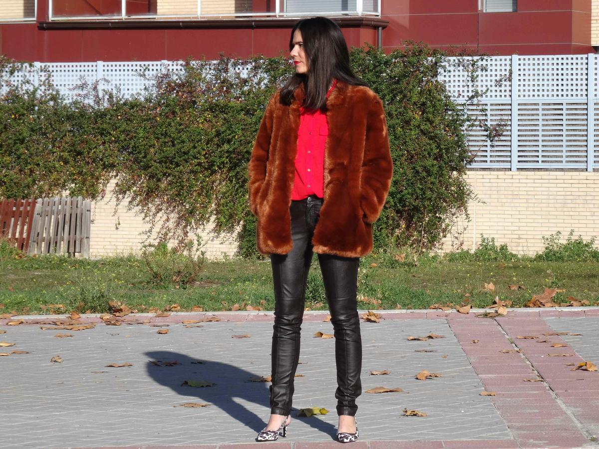 abrigo de pelo de zara