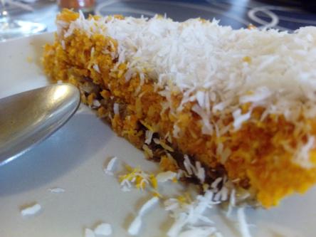 Tarta de zanahoria crudivegana