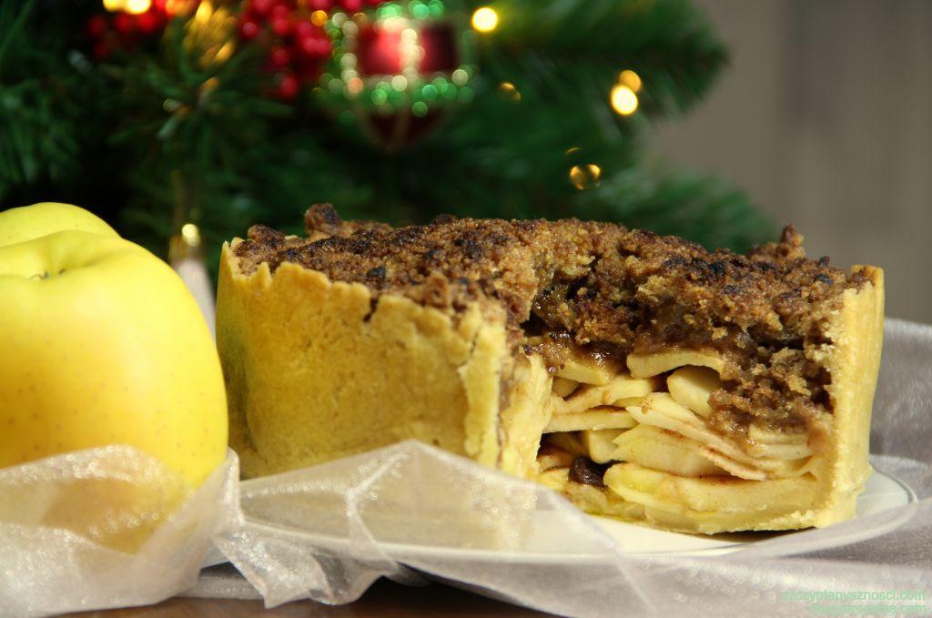 Pastel holandés de manzanas