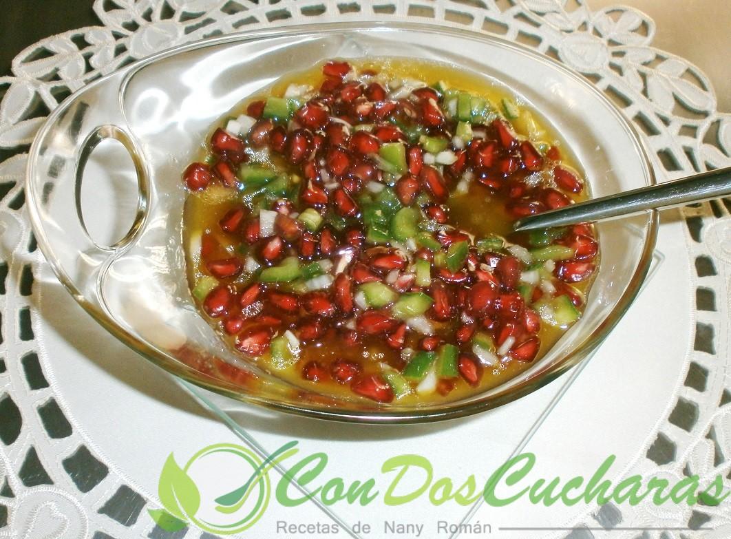 Vinagreta de granada