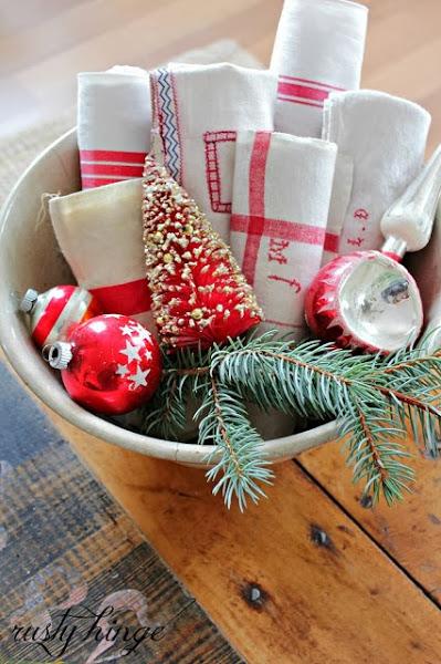 Rojo y blanco en Navidad