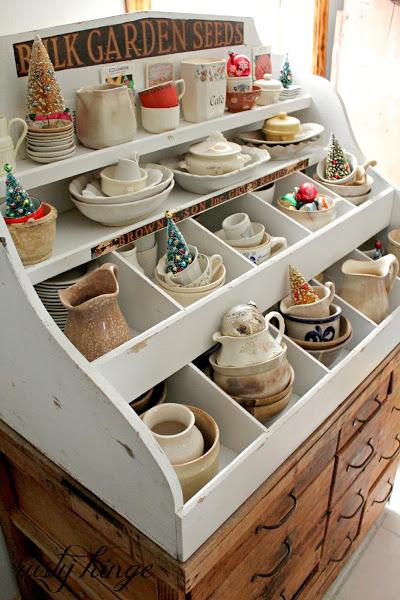 Cocina con detalles navideños