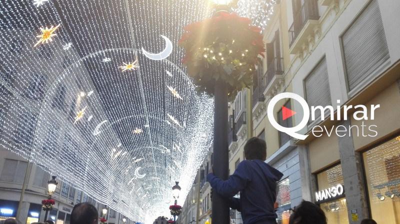 Calle Larios Navidad 2015 Málaga vídeos Qmirar
