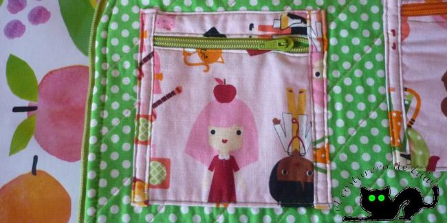 Bolsillo mediano con cremallera