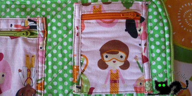 Bolsillo pequeño con cremallera