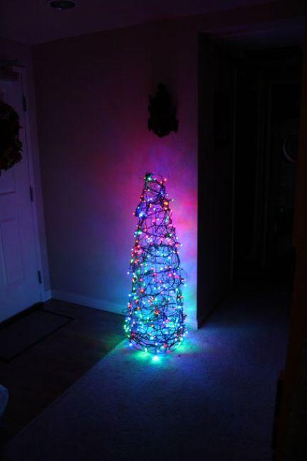 Arbol de Navidad de alambre