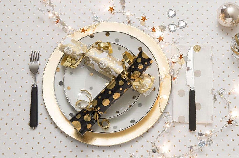 detalles de navidad plato