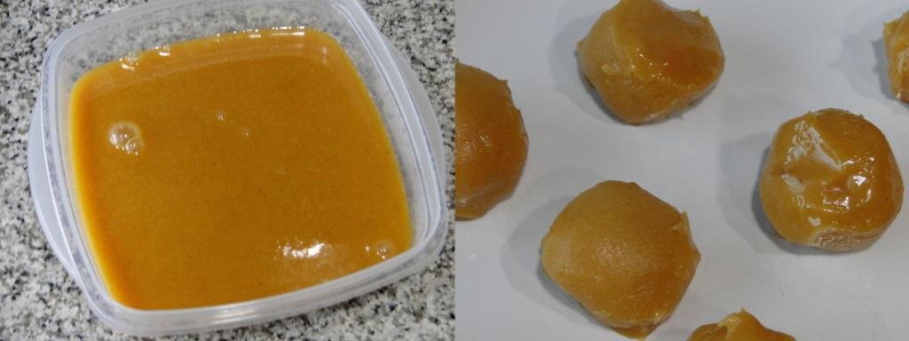 trufas de chocolate blanco y mandarina sin azúcar- 3