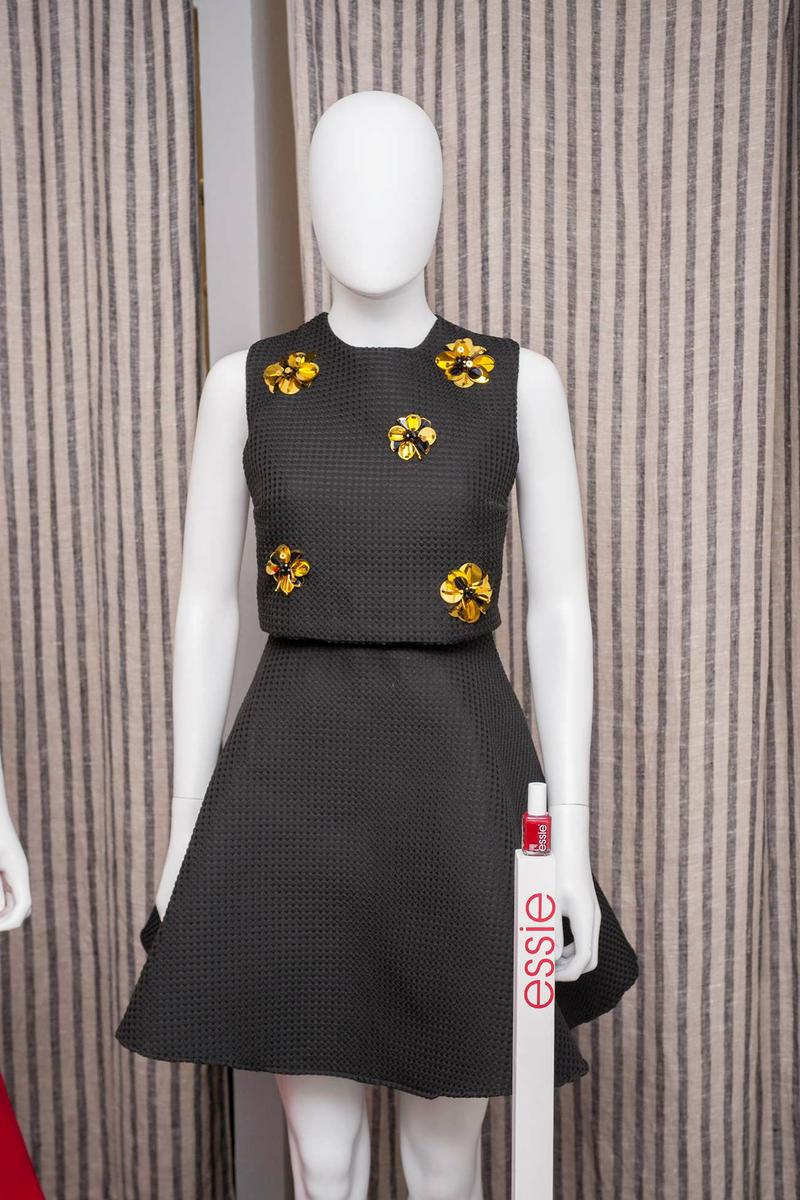 vestido david christian negro