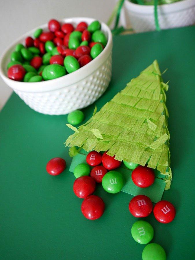 tutoriales de Navidad rellenar pinata