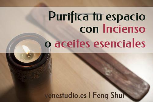 Purifica tu espacio con incienso o aceites esenciales