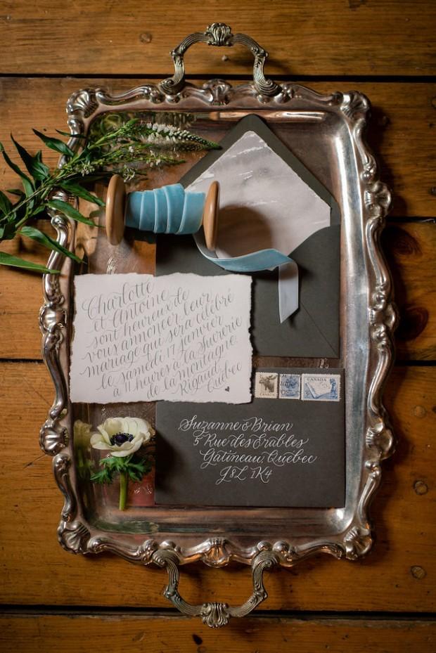 Invitaciones de boda a mano