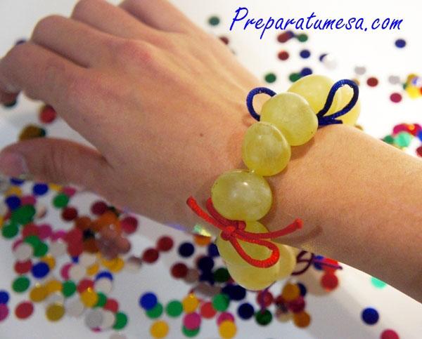 pulsera de uvas para Nochevieja
