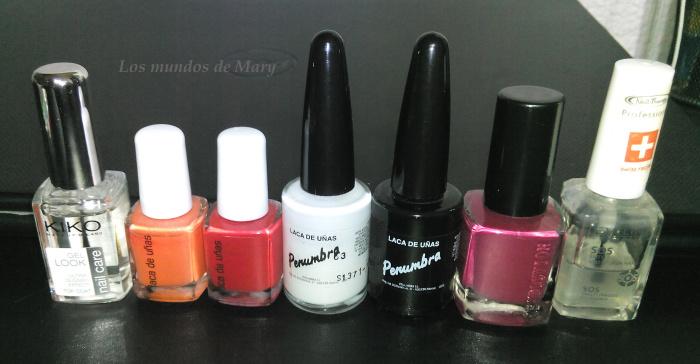 Esmaltes utilizados