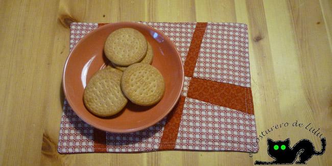 Nuestro individual preparado para una merienda rápida
