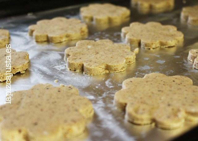 polvorones de almendra listos para hornear