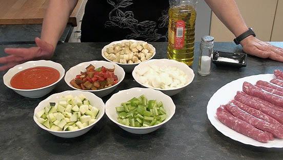 Salsichas con Sanfaina12