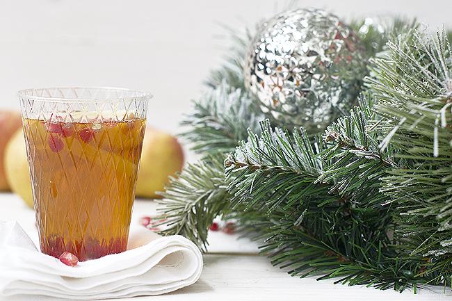 Ponche de sidra y granada