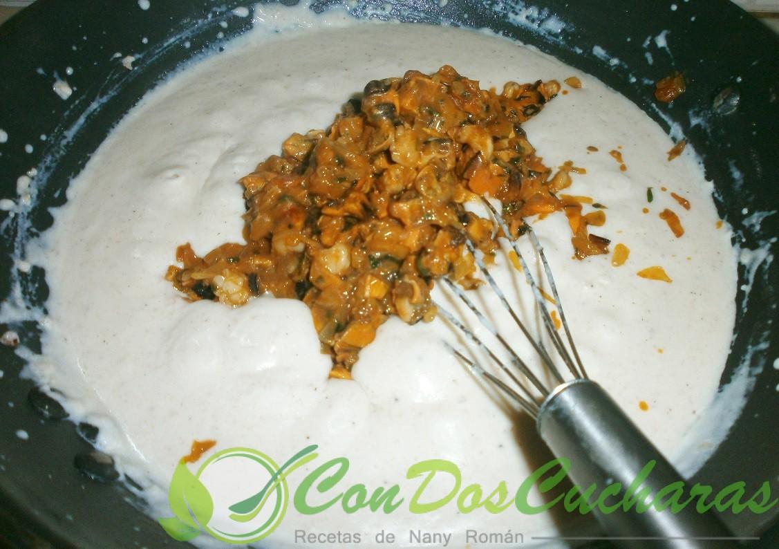 Mejillones rellenos tigres