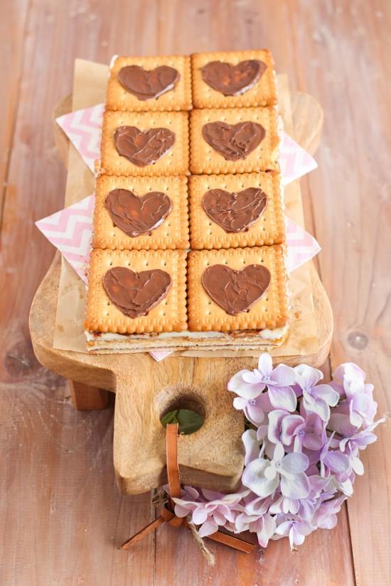 Tarta galletas y chocolate blanco 2