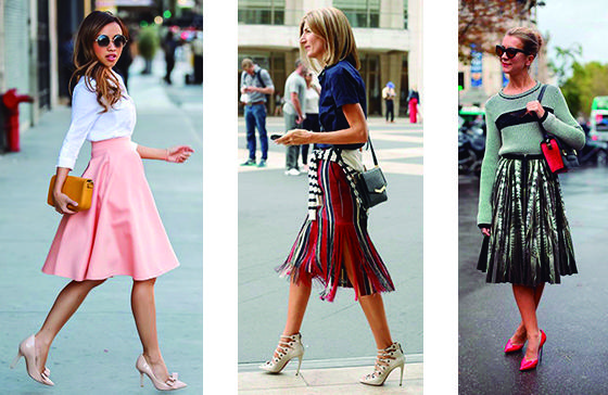  Buenos propósitos ,buenas tendencias, falda midi 