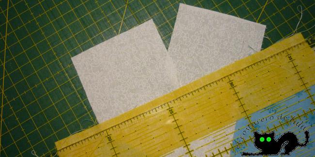 Acuérdate de cortar el sobrante de tela