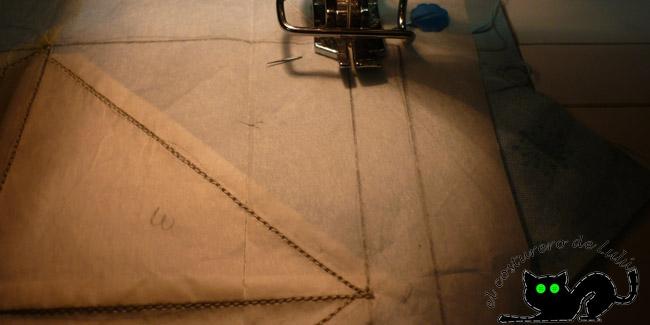 Cose con una puntada pequeña