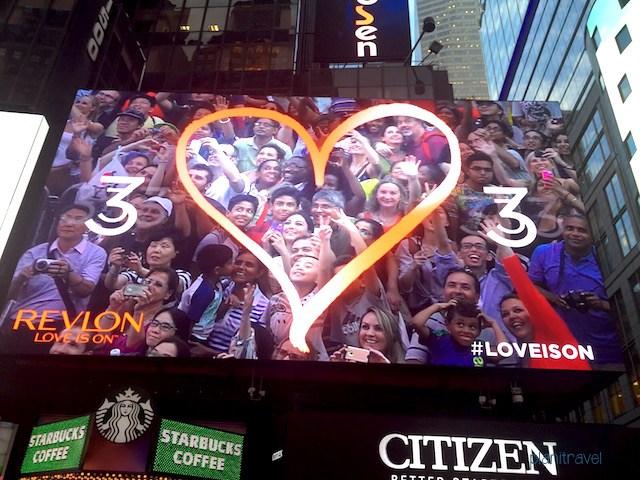 Pantallas en Times Square