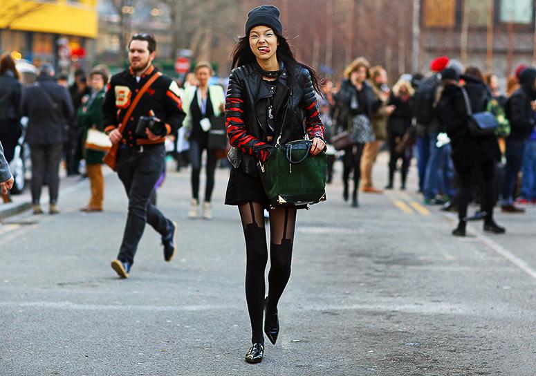 como llevar medias moda street style