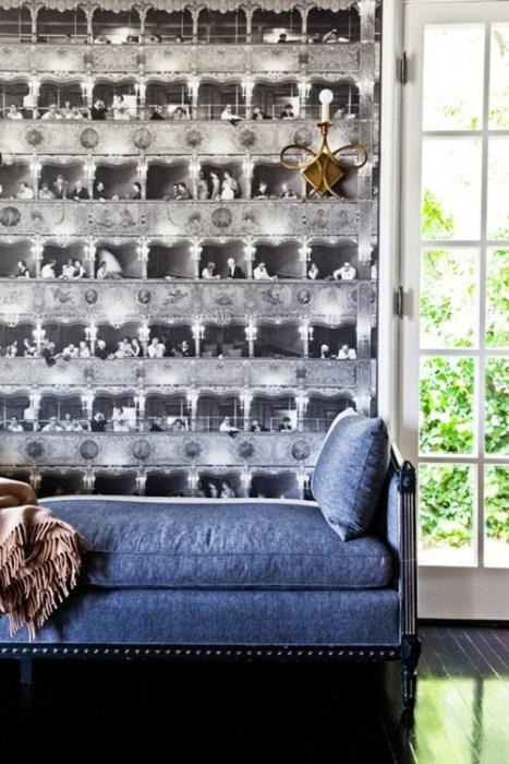 Pintar paredes de pizarra acuarela, empapelar con trampantojos qué idea 5