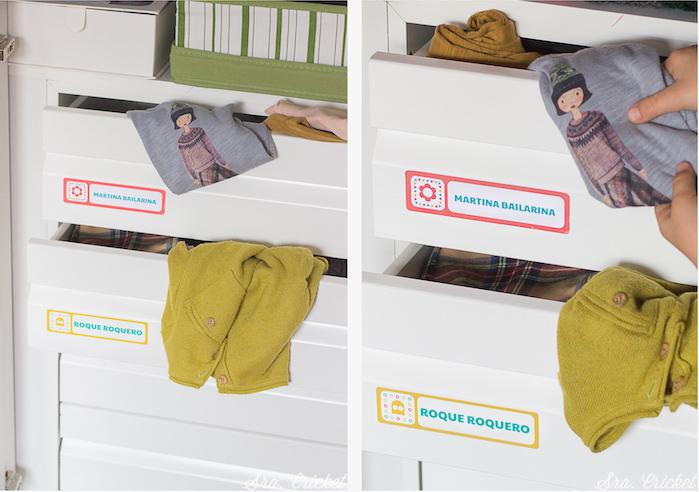 etiquetas adhesivas para armarios