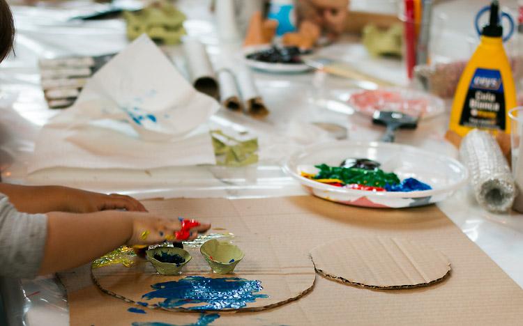 Taller en el Recicladero