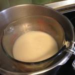 calentar el jabon al baño maria