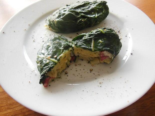 Envoltura de acelgas