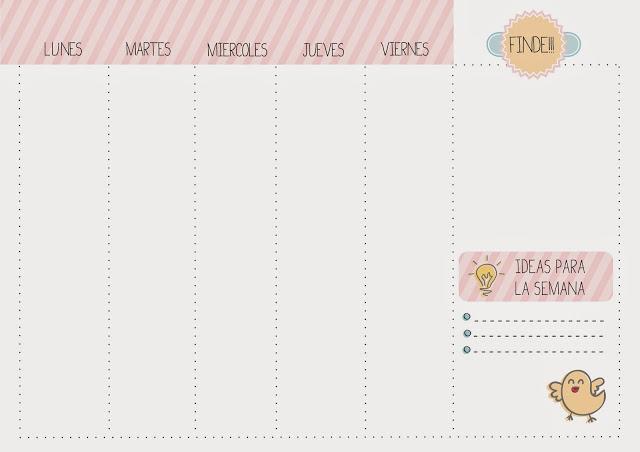 Planificador semanal gratis