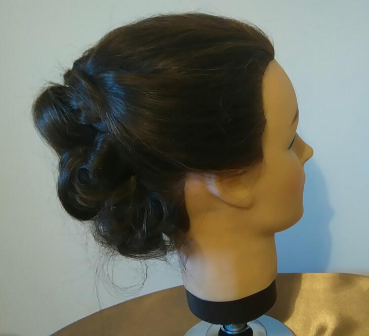 Peinado con trenzas y coletas mio