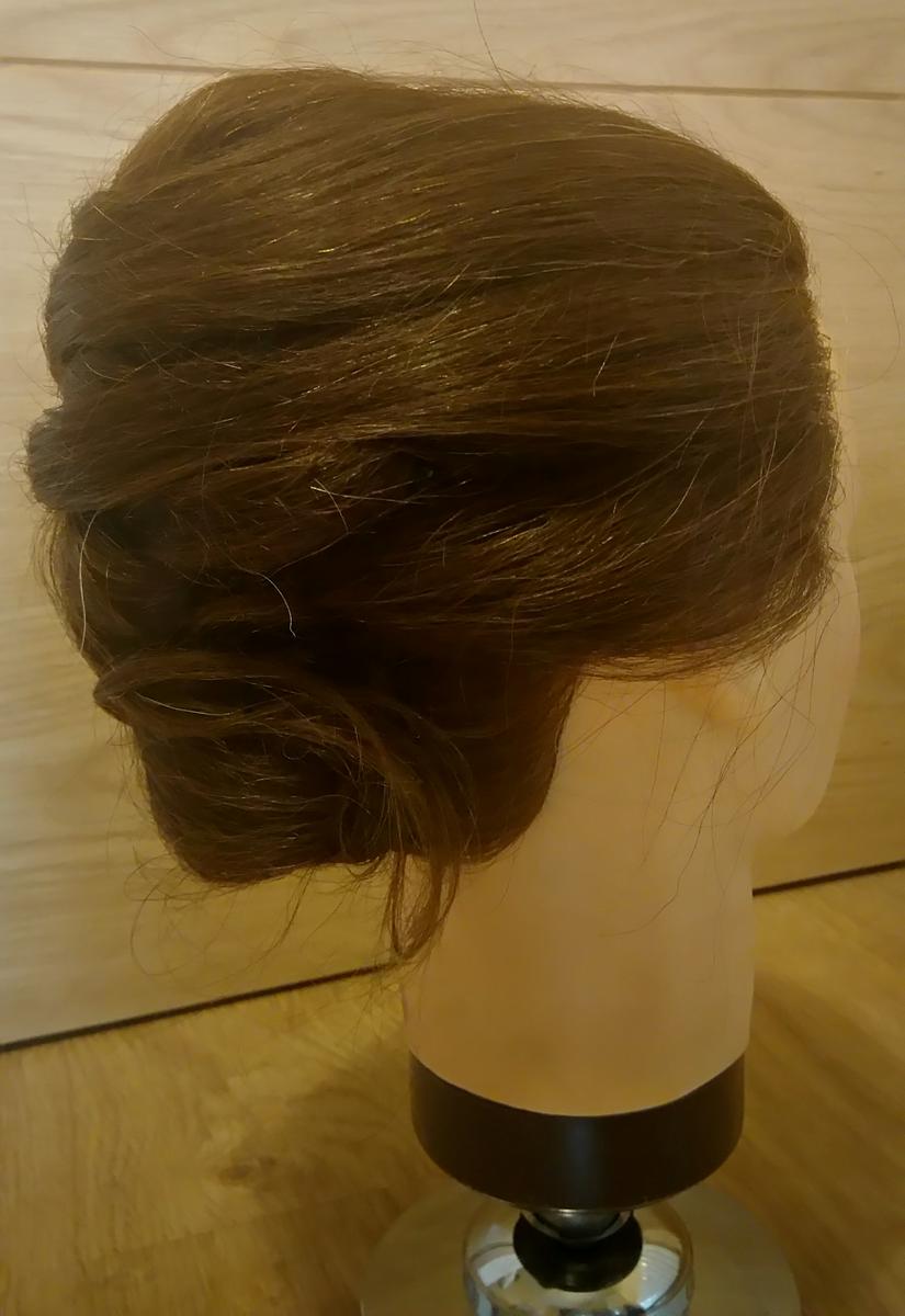 Recogido cruzado mia novia boda