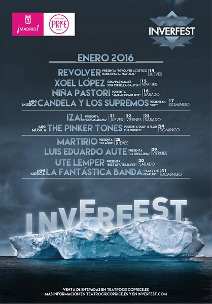 Cartel Inverfest 2016 Teatro Circo Price