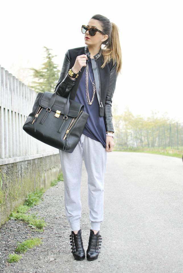 pantalones tobilleros con botines