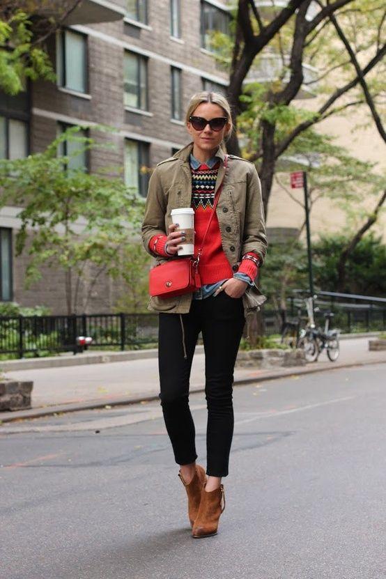 ankle pants with boots trend