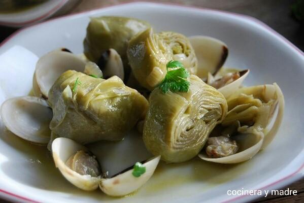 alcachofas-con-almejas 2