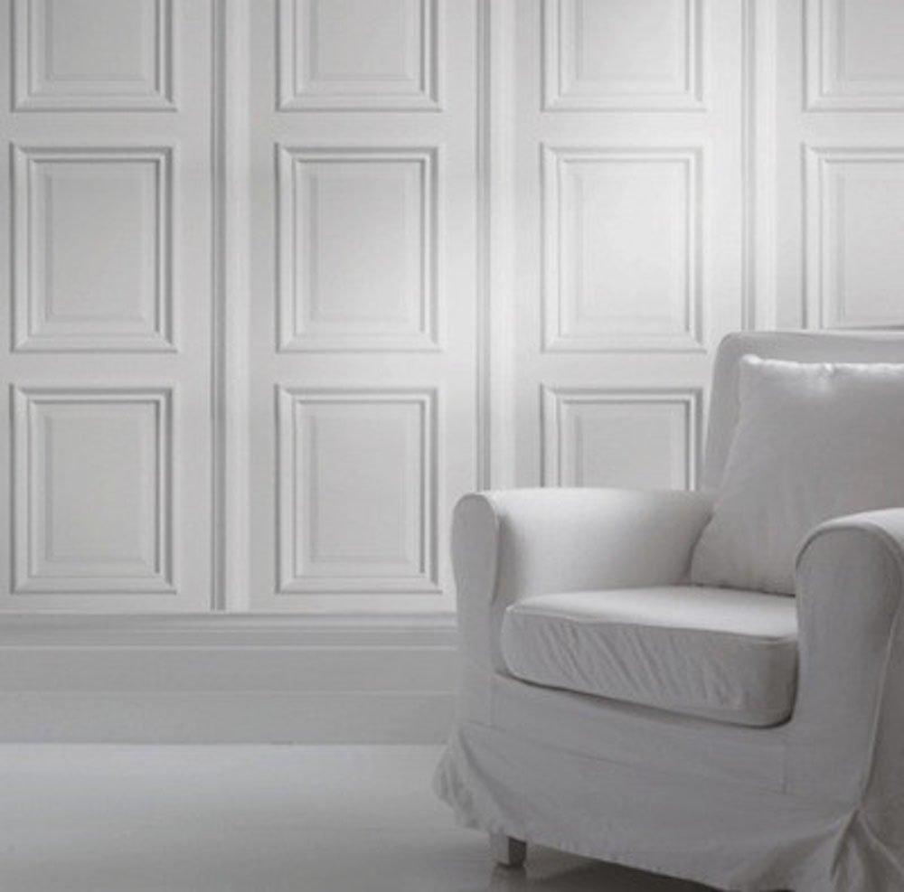 papeles pintados geniales in spaces paneles blanco