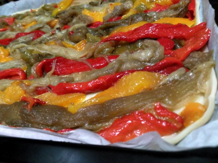 la coca antes de hornear