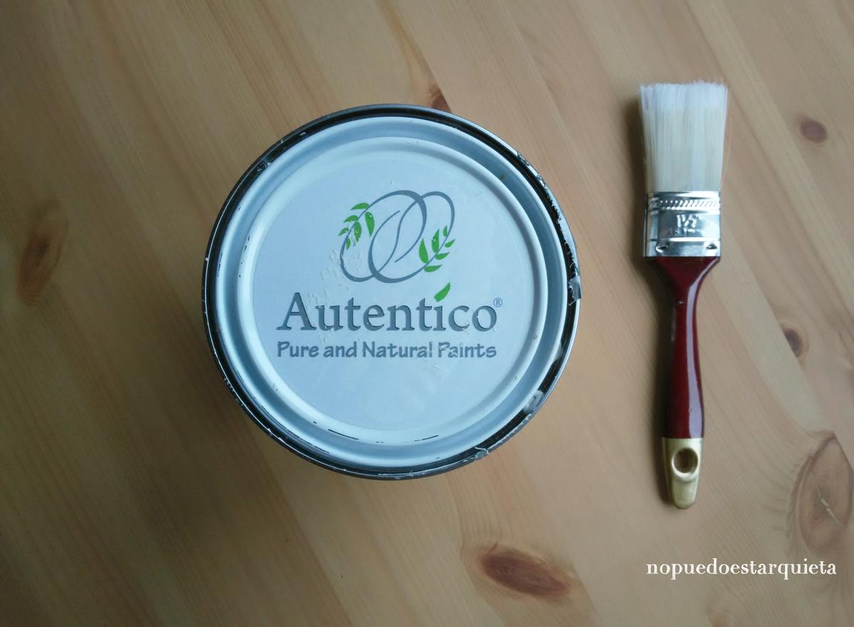 Auténtico chalk paint. Blanco antiguo
