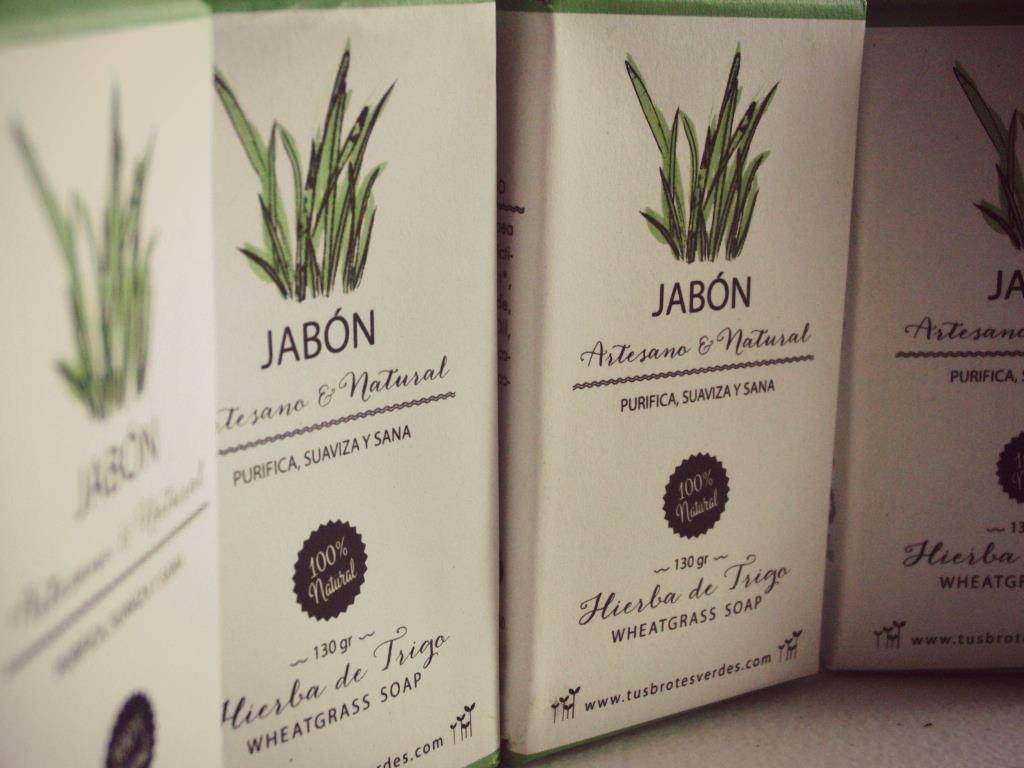 Jabón de zumo de hierba de trigo 130gr