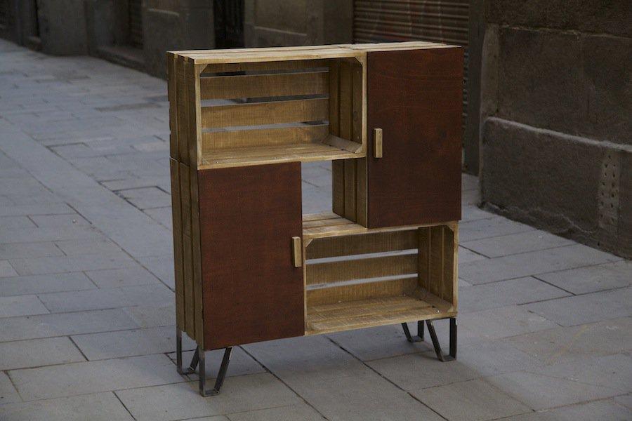 muebles de madera reciclada paletos auxiliar