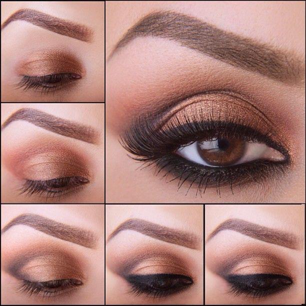 maquillaje color tierra