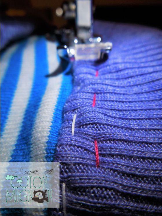 marcamos línea de costura para coser la cintura